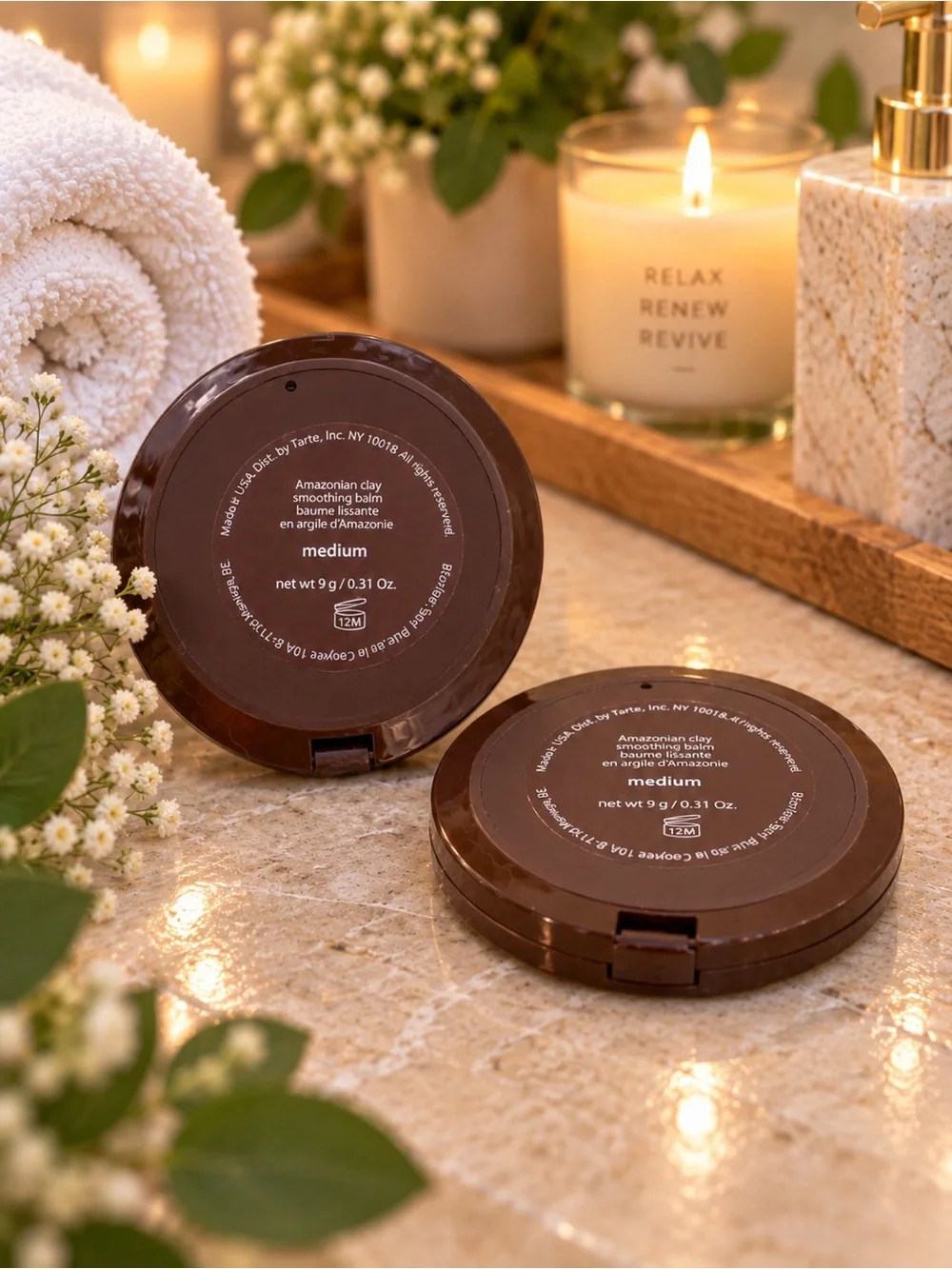 Tarte amazonian clay Smoothing balm Medium set of 2